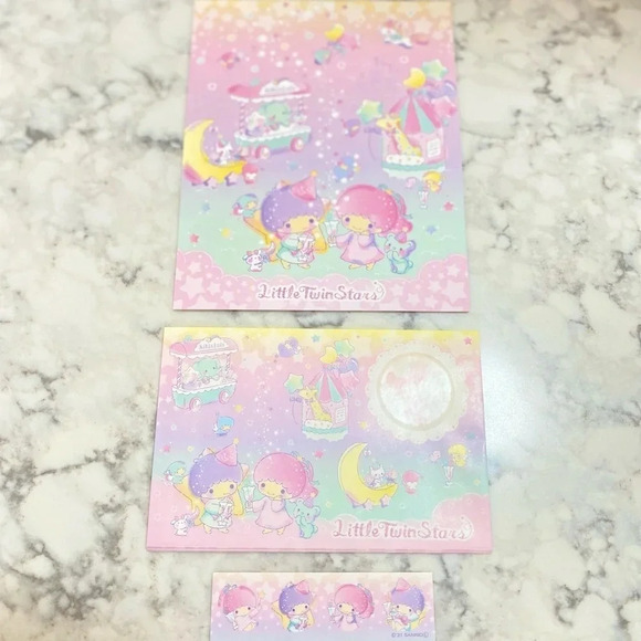 3/$20 🌸 Little Twin Star Stationery Set - Picture 2 of 4